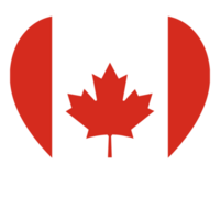 Canadá bandera. bandera de Canadá en diseño forma. png
