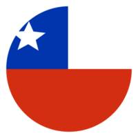 Flag of Chile in shape. Chile Flag in shape png