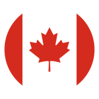 Canadá bandera. bandera de Canadá en diseño forma. png