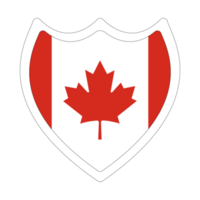 Canada Flag. Flag of Canada in design shape. png