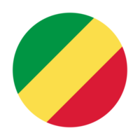 Congo flag in design shape. Flag of Congo in design shape. png