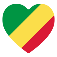 Congo flag in design shape. Flag of Congo in design shape. png