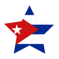 Cuba bandiera nel design forma. bandiera di Cuba nel design forma png