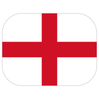 Flag of England. England flag in design shape png