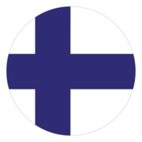 Finlandia bandiera. bandiera di Finlandia nel design forma png