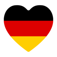 German flag. Flag of Germany in design shape. png