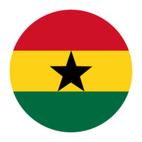 Ghana flag in design shape. Flag of Ghana in design shape png