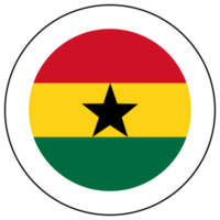 Ghana drapeau dans conception forme. drapeau de Ghana dans conception forme png