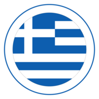 Greek flag in design shape. Flag of Greece in design shape png
