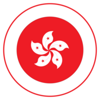 The Flag of Hong Kong. Hong Kong flag in shape png