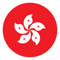 The Flag of Hong Kong. Hong Kong flag in shape png