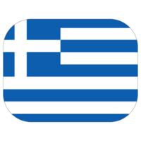 greco bandiera nel design forma. bandiera di Grecia nel design forma png