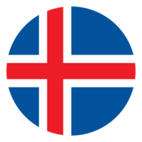 Island Flagge im Form. Flagge von Island im Form. png