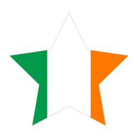 Irlanda bandeira dentro Projeto forma. bandeira do Irlanda dentro Projeto forma. png