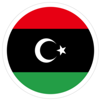 Flag of Libya design shape. Libya flag within design shape png