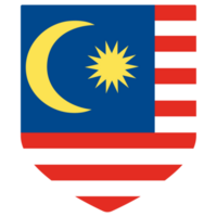 malaysisch Flagge im Design Form. Flagge von Malaysia im Design Form. png