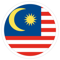 malaysiska flagga i design form. flagga av malaysia i design form. png