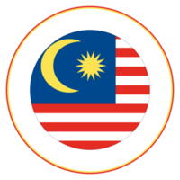 malaysisch Flagge im Design Form. Flagge von Malaysia im Design Form. png