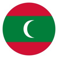 Maldives flag in design shape. Flag of Maldives in design shape png