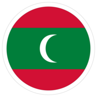 Maldives flag in design shape. Flag of Maldives in design shape png