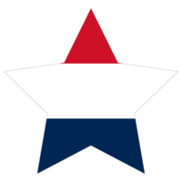 Nederland vlag in ontwerp vorm geven aan. de vlag van de Nederland in een ontwerp vorm png