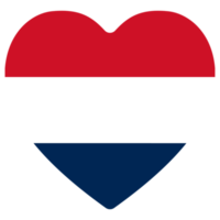 Netherlands flag in design shape. The Flag of the Netherlands in a design shape png