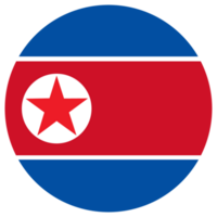 flagga av norr korea i design form. norr korea flagga i design form. png