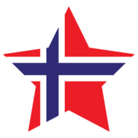 Norge flagga. flaggor av Norge i design form. png