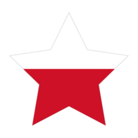 bandeira do Polônia dentro forma. Polônia bandeira. png