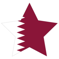 Qatar drapeau dans forme. drapeau de Qatar dans forme. png