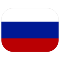 russo bandeira dentro forma. bandeira do Rússia dentro forma. png