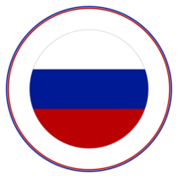 russo bandeira dentro forma. bandeira do Rússia dentro forma. png