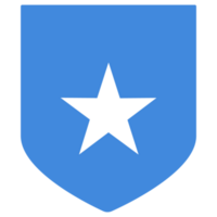 Flag of Somalia. Somalian flag in design shape png