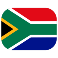 Flag of South Africa in shape. South Africa flag in shape. png