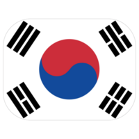 Flagge von Süd Korea. Süd Korea Flagge. png