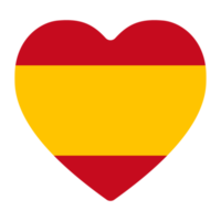 Spain flag design shape png