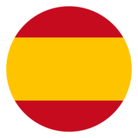 Spain flag design shape png