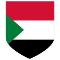 Sudan Flag. Flag of Sudan in design shape png