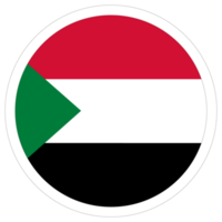 Sudan Flag. Flag of Sudan in design shape png