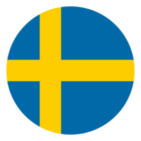 Flagge von Schweden im Form. Schweden Flagge im gestalten png