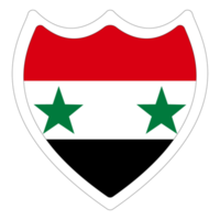 Syrie drapeau. drapeau de Syrie dans conception forme png