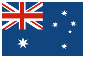 flagga av Australien i design form. de australier flagga i design form png