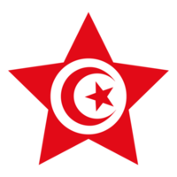 drapeau de Tunisie. Tunisie drapeau avec le conception forme png