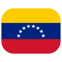 drapeau de Venezuela. Venezuela drapeau dans conception forme. png