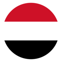 Yemen bandera en diseño forma. bandera de Yemen en diseño forma. png