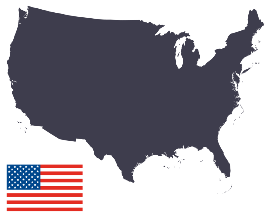 Usa Map PNGs For Free Download Usa Map With American Flag Png 
