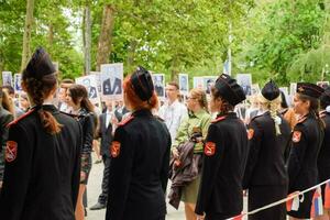 Festive parade on May 9 in Slavyansk-on-Kuban, in honor of Victory Day in the Great Patriotic War. photo