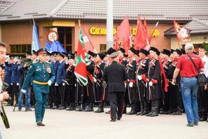 Festive parade on May 9 in Slavyansk-on-Kuban, in honor of Victory Day in the Great Patriotic War. photo