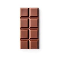 delicioso chocolate aislado en blanco fondo, generativo ai foto