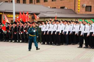 Festive parade on May 9 in Slavyansk-on-Kuban, in honor of Victory Day in the Great Patriotic War. photo